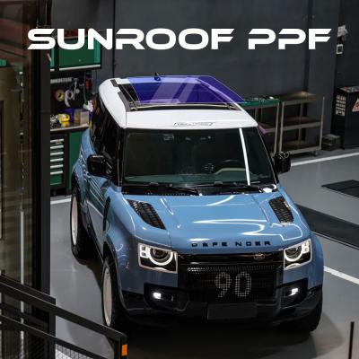 China Sand Proof PPF TPU Car Sunroof Film Clear Gloss Car Wrap Manufacturer for sale