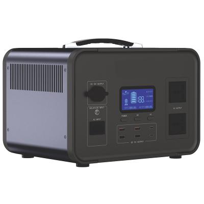 China Type C 1500W 960Wh input 60-120v/220w AC/420w ups/10ms solar sine wave output portable solar power station generator 420w for sale