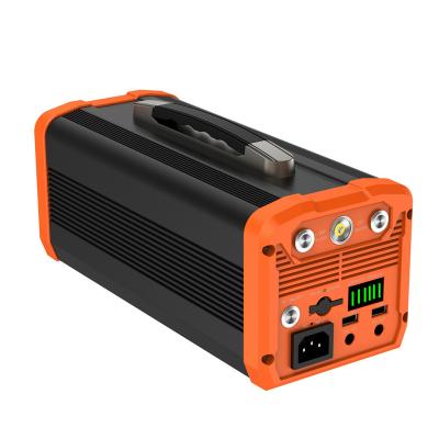 China Flashlight ES-500 500W 499.5Wh solar/80w ac/150w ups/10ms portable solar power station sine wave output generator battery for sale