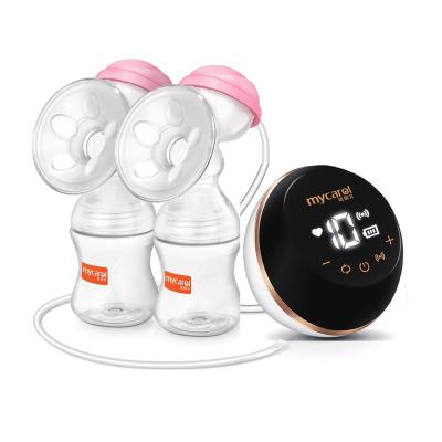 China Best BPA Dual Cylinder Breast Pump Breast Extractor Milk Pump Breast Enlargement Free Breast Milking Suction Battery Free Electric Wholesale Hand for sale