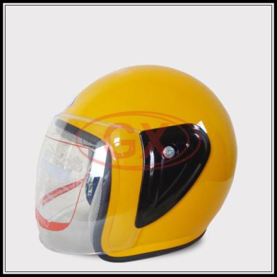 China Motorcycle Accessory Helmet Half Helmet Colorful Scooter Helmet PP material shell high density of white foam buffer laye for sale