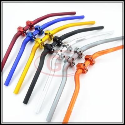 China Hotsell Modify Aluminum Motorcycle CNC Steering Handlebar with Block 22mm 28mm * 70mm 73mm 7colors for your choice for sale