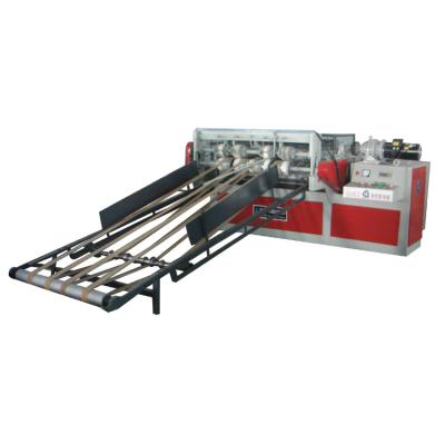 China Machinery repair shops 8 feet wood veneer trimmer, wood veneer slicer rotary veneer cutting machine for sale