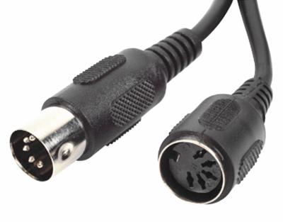 China 5 pin DIN Male to Female Audio MIDI/AT Extension Cable for sale