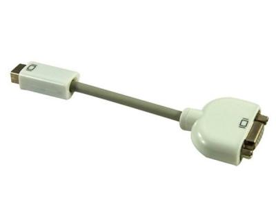 China Mini DVI to VGA Adapter for Macbook White for sale