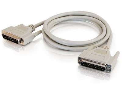 China DB25 M/M Serial RS232 Cable, Beige (6 Feet/1.82 Meters) for sale