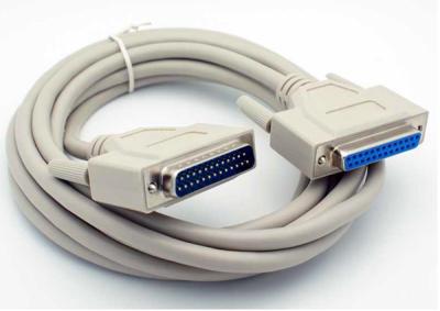 China 25 Pin DB25 Male to Female extension Printer Cable for sale