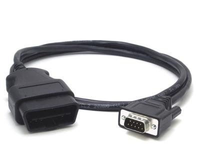 China J1962 male to DB9 male OBD II Extension Cable for sale