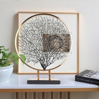 China New Coral Sea Tree Hotel Minimalist Chinese Creative Exhibition Hall Metal Crafts Home Furnishing Other Decorations for sale