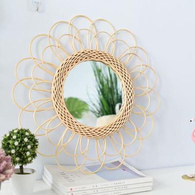 China Creative home mirror modern minimalist mirror wall decoration wall living room creative makeup mirror for sale