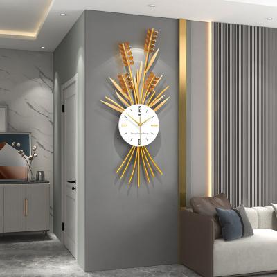 China Simple European Style Wall Clock Europe Fashion Wall Decoration Ideas Light Luxury Home Wall Clocks for sale