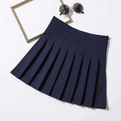 China 2022 Summer New High And Waist Pleated Skirt Women'S Spring Breathable Skirts for sale