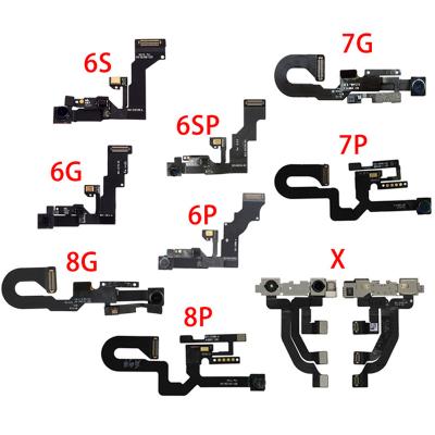 China Front Camera Original iPhone 5 5S 6 6S 7 7Plus 8 Plus X XR XS Max Phone Parts 11 12 13 Pro Max Front Camera Flex Cable Repair for sale