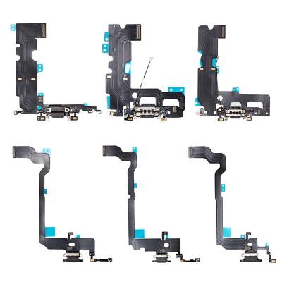 China Flex Cable Original Charging Port Charging Board For iPhone 5 5S 6 6S 7 7Plus 8 Plus Max X XR XS 11 12 13 Pro Max Mobile Phone Charging Flex Cable for sale