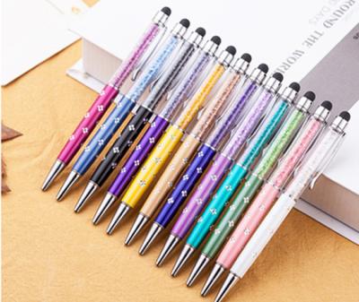 China office & School Pen Kailong Pen Crystal Ballpoint Pen Writing Touch Screen Stylus Capacitive Pen for sale