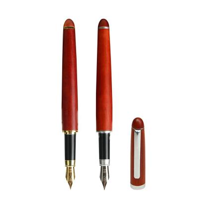 China Kailong Wholesale Wooden Fountain Pen Customized Logo Pen For Student Business Promotion Luxury Pen for sale