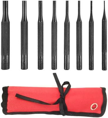 China 8 Piece 40CR Steel Drift Pin Punch Set Tool - for Woodwork / Machinery / Gunsmith / Repairs and Crafts for sale