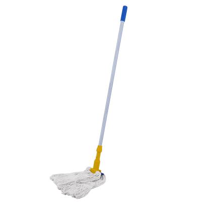 China Sustainable Commercial Magic Cotton Mop Household Floor Hotel School Wet Waxing Cleaning Mop for sale