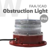 China Iluminação de piscamento VERMELHA da torre da luz de obstrução IP68 da torre FAA à venda