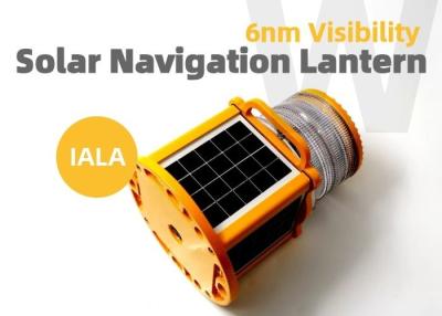 China Zonne van de Hoofd navigatielichten IP68 van 6nm IALA Marine Channel Marker Lights Te koop