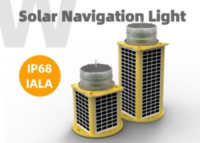 China Het opvlammende Bewijs van het Patroon6nm Zonnemarine channel marker lights salt Stof Te koop