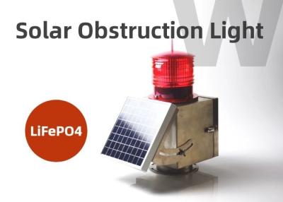 China Medium Intensity ICAO Type B Obstruction Light IP67 Solar Powered Aviation Light for sale