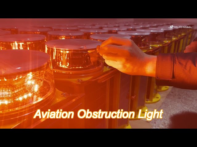 afs2500s solar aviation obstruction light for medium intensity applications