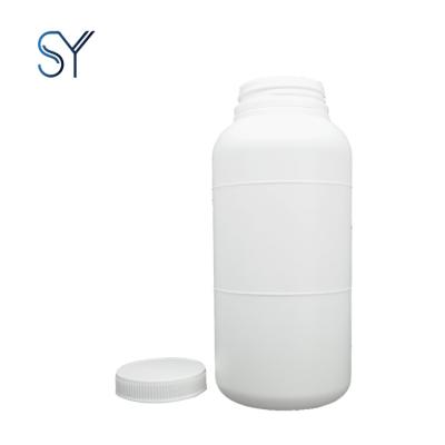 China 1400ml Eco-friendly Chemical Packaging Bottle Health Plastic Reagent Sample Product White Reagent Jar for sale