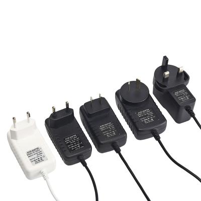 China UL ETL FCC SAA PSE CB CE Wall Charger 5V 6V 9V 12V 15V 20V 24V Wall Charger Power Adapter Supply 0.5A 1A 2A 3A DC to AC Adapter PC+ABS for sale