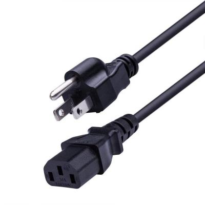 China Consumer Electronics / Household Appliance VDE NEMA USA 10A 250V 3 Pin Japan USA Plug Power Cable IEC C13 USA Standard Extension AC Cord For Hairdryer / Computer / Laptop for sale