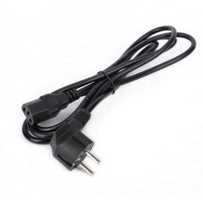 China European Standard Consumer Electronics IEC C13 Plug AC 2 Pin Extension Power Cord For Hair Dryer for sale