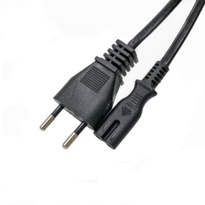 China Consumer Electronics Italy VDE Power Cable 2 Pin 3 Pin Plug AC Cord For Hair Dryer for sale