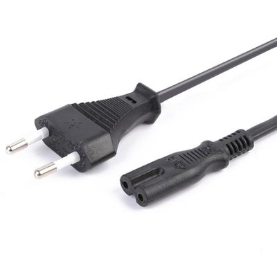 China Consumer Electronics / Appliance 1.5m Black VDE Approval C7 Europe IEC Plug Schuko Cable 1.8m With Figure 8 With C7 Connector Extension Power Cord for sale