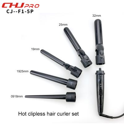 China Electronic Beauty Product Magic Plastic Hair Curler Roller Hot Hair Clips Hot Sale Magic Wand Curling Hair Curler for sale