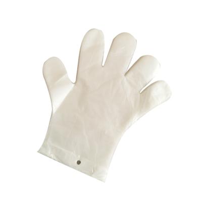 China Cleaning hand making automatic tooling pe disposable gloves for sale