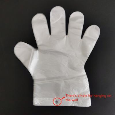 China Wholesale Cheap Convenient And Effective Pe Cleaning Gloves With Hole Hang On The Wall Household Gloves for sale