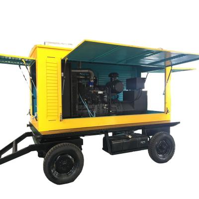 China 80KW/100KVA Diesel Generator Standby Power Trailer Type Mobile Silent Gensets Powered By Cummins Engine XM-C33 for sale