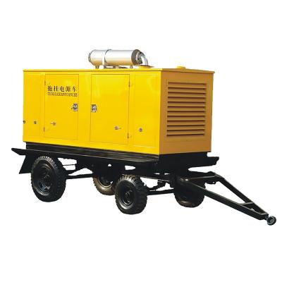 China 50KW/63KVA Mobile Diesel Silent Soundproof Generator Trailer Automatic Electric Generator XM-M-KP-120 for sale