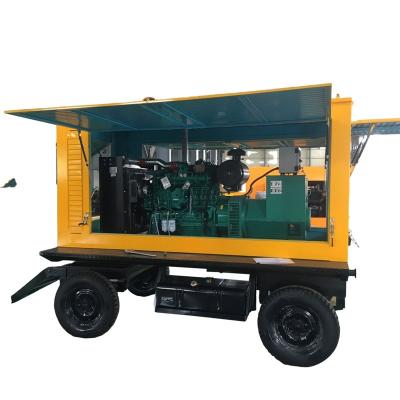 China Electric genset 55KW/69KVA silent mobile diesel trailer generator low noise diesel generators XM-M-KP-120 for sale