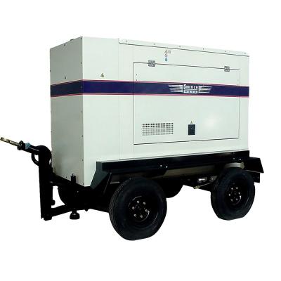 China Mobile Generator Sets Silent Soundproof Trailer Diesel Generator 62KW/78KVA 3 Phase Generator XM-M-KP-120 for sale