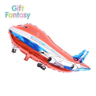 China Wholesale Gift Children's Toy Hot Style Balloon Plane Air Flying Toy Helium Aircraft Aluminum Film Balloons Factory For Sale Globos for sale