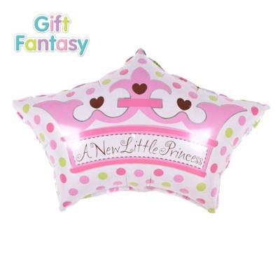 China Baby Girl Years Birthday Party Decoration Balloon Globos Birthday Party Decoration Toy Princess Crown Foil Balloons Gift for sale