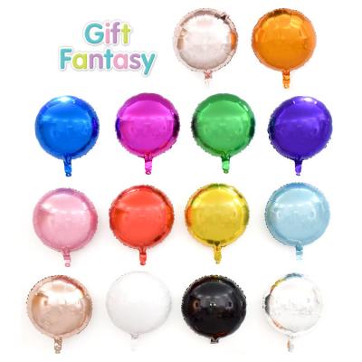 China Gift Toy Foil Balloon Manufacturer Good quality 18 inch round balloon festival party birthday logo printing OEM customized balloon for sale