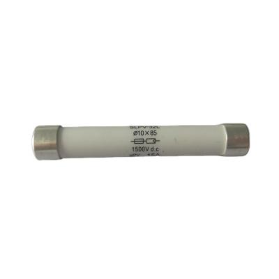 China LOW VOLTAGE SLPV-32L 10mmx85mm 1500V 50KA PV Solar Fuse for sale