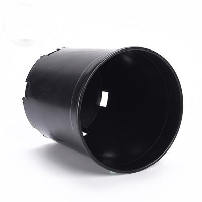 China Modern Black Plastic Grow Pot Gallon Pot For Planting Vegetables for sale