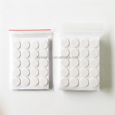 China DIY Double Sided Double Sided Glass Candles White Dot Sticker Scented Candle Stickers for Candles Making Tool Making Kit Candle Wick Sticker for sale