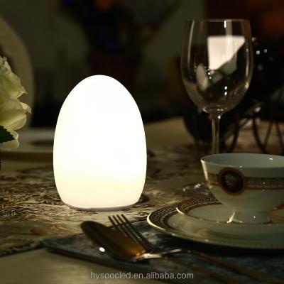 China 2017 Cordless Candle 10x15cm For Restaurant Table Candle LED Egg Shape Cordless Lamp for sale