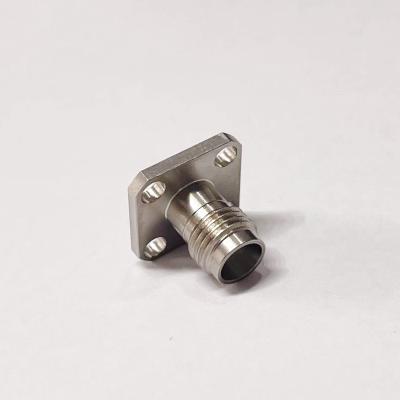 China 50Î © Factory Prices Finely Processed 180 Degree RF Coaxial Parts Crimp 2.4 Series Connector for sale