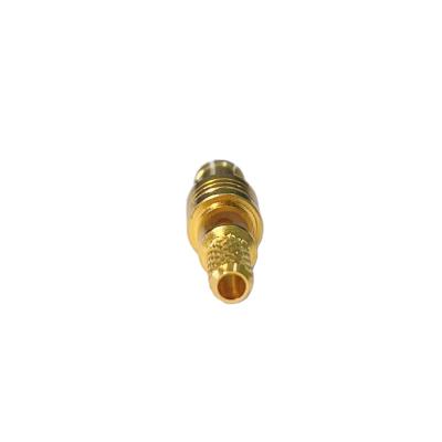 China 50Î © Factory Price 0.3mm Pitch RF Coaxial Cable Micro Commerce MMCX Series Aluminum Connectors for sale