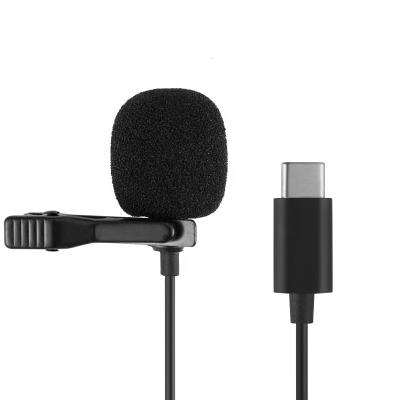 China Wireless Microphone Mini Lapel Collar Link Clip Cable Microphone For Teacher Interview Church Camera Phone Streaming for sale